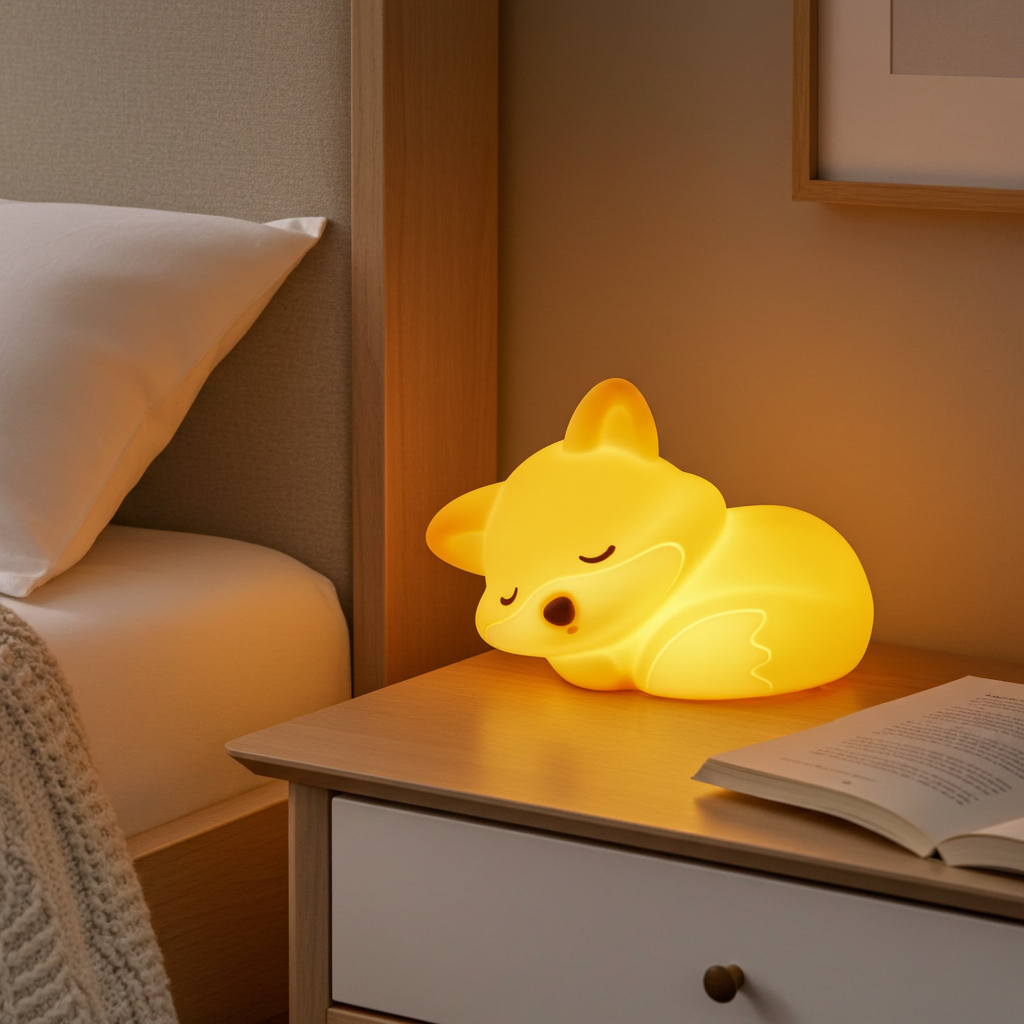 Veilleuse renard rechargeable - lampe enfant