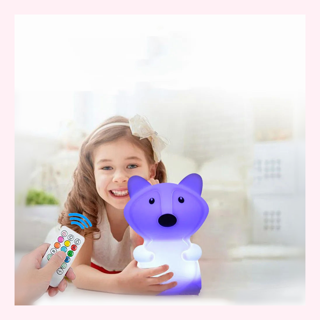Veilleuse Animaux LED - Lampe Enfant - Modèle 8 - LumiCoeur
