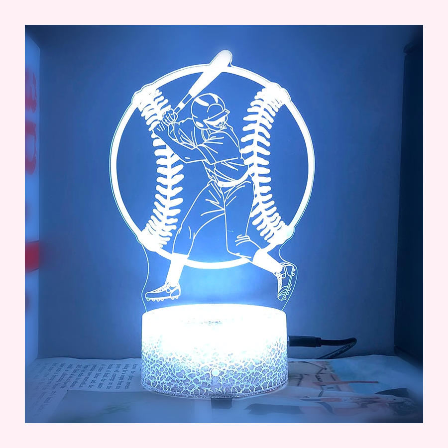 Veilleuse Sport LED - Décoration Chambre - Modèle 9 - LumiCoeur