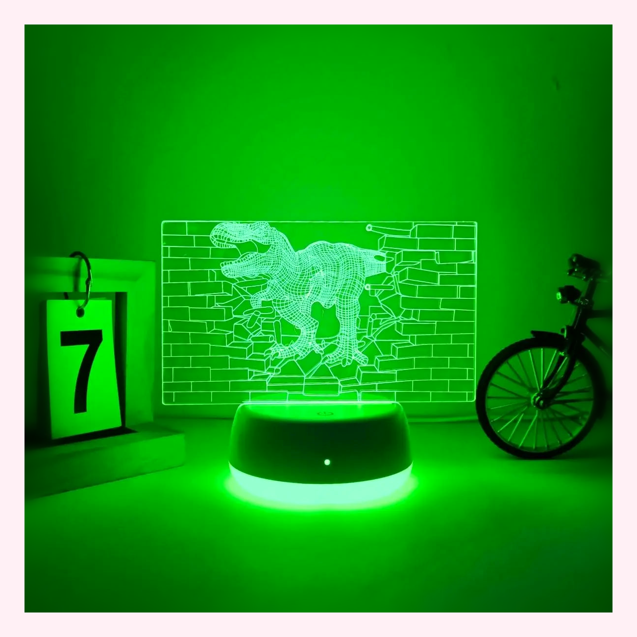 Veilleuse Dinosaure Ptérodactyle LED - Modèle 2 - LumiCoeur