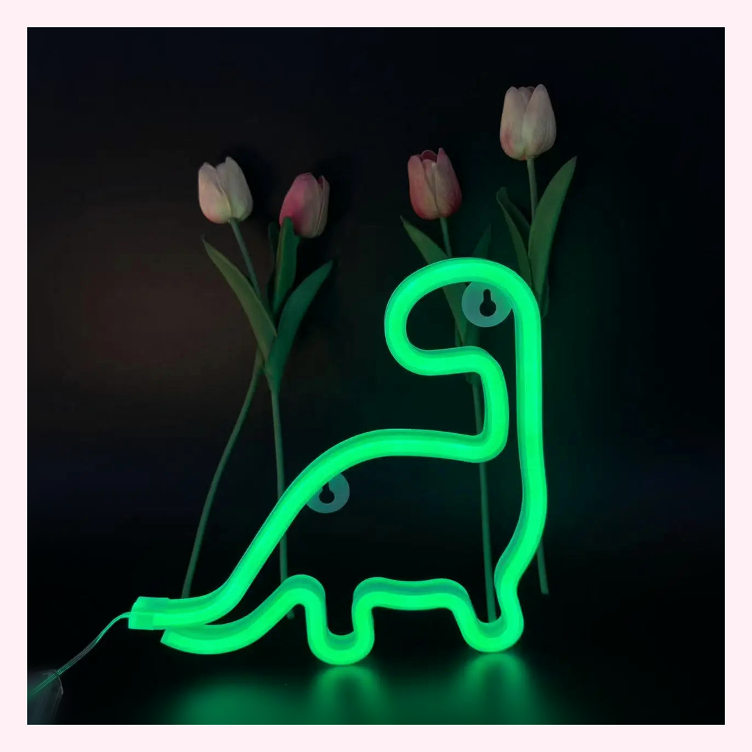 Veilleuse Dinosaure Tricératops LED - Modèle 2 - LumiCoeur