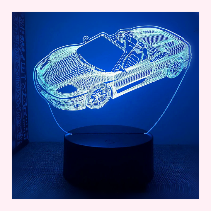 Veilleuse Formule1 LED - Décoration Chambre - Modèle 11 - LumiCoeur