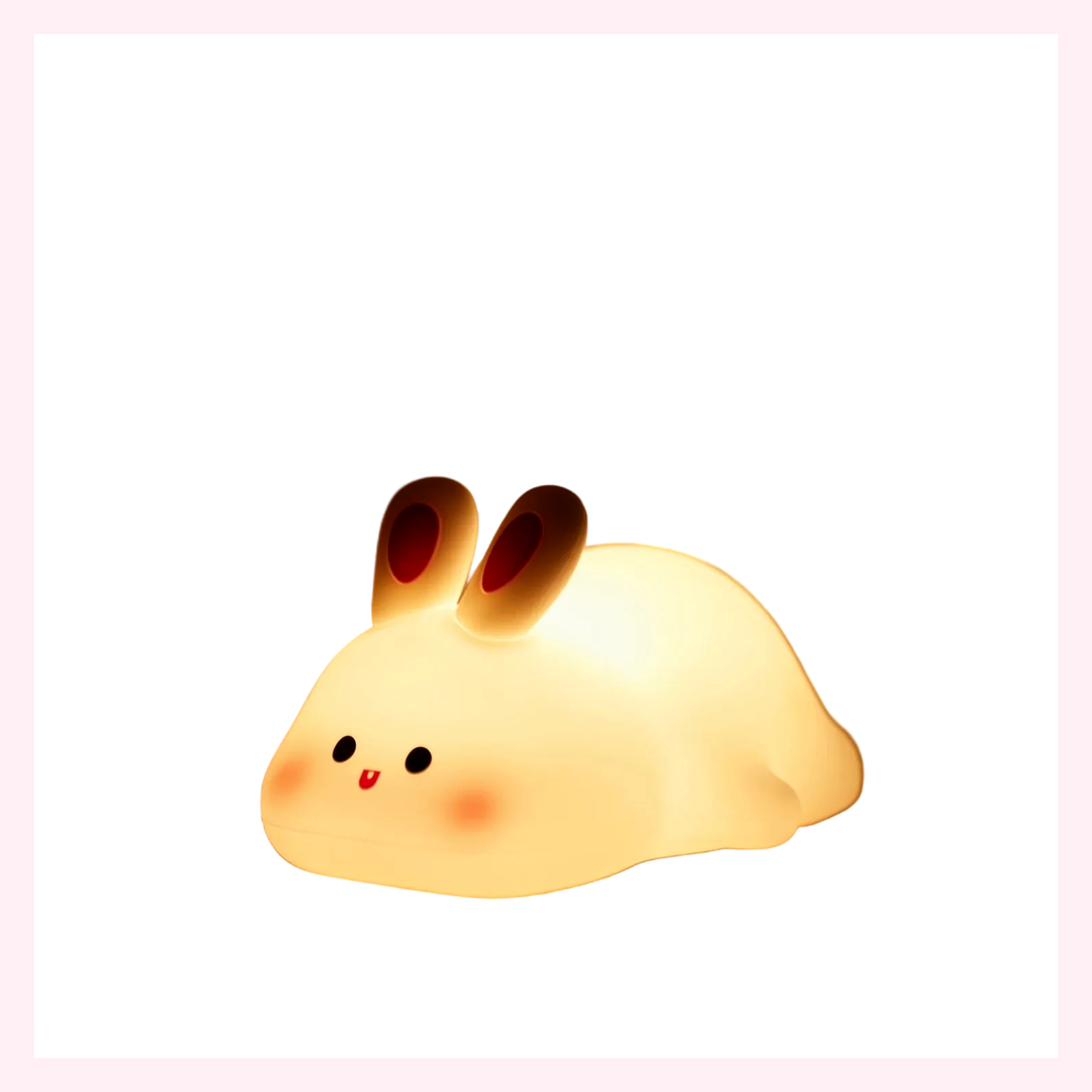 Veilleuse Lapin Rechargeable - Lampe Enfant - LumiCoeur