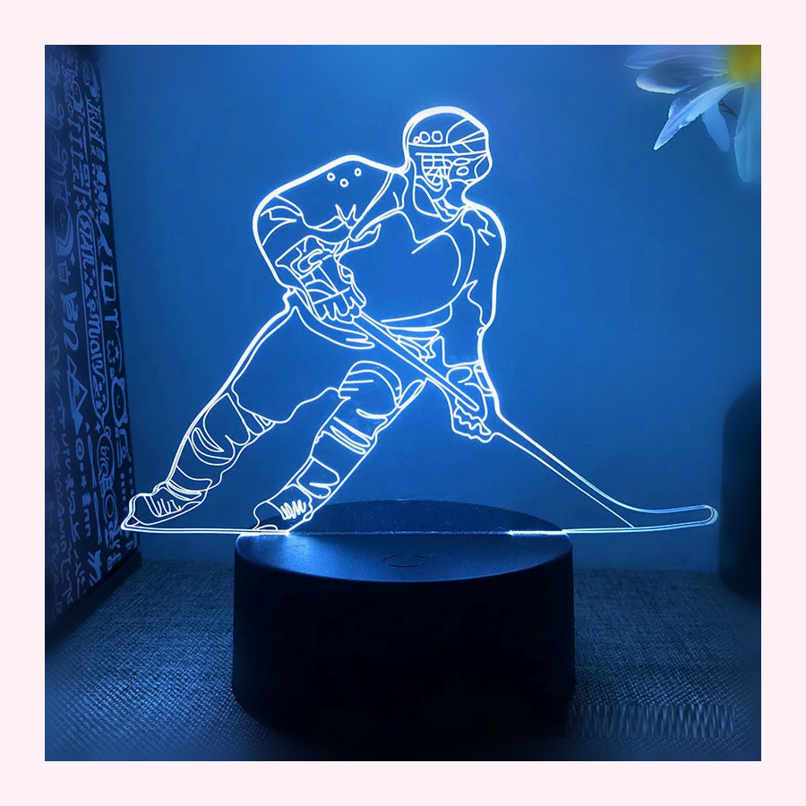 Veilleuse 3D Football Multi-Sports LED Tactile - LumiCoeur
