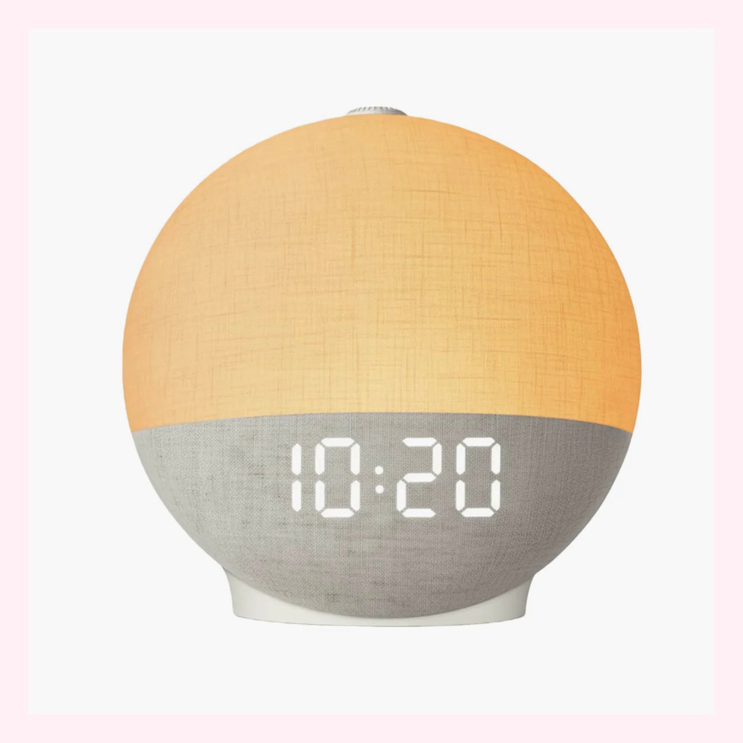 Sunrise Alarm Clock White Noise Sound Machine Wake Up Light 30 Sleep Sounds Bluetooth Speaker Night Light for Bedroom Ideal Gift - LumiCoeur