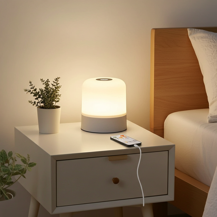 Veilleuse LED tactile - lampe RGB rechargeable - modèle 2