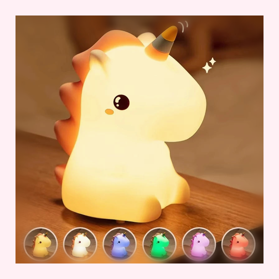 Veilleuse Licorne LED - Lampe Enfant - Modèle 10 - LumiCoeur