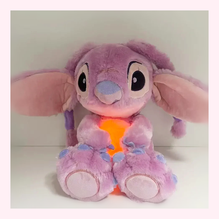 Peluche Veilleuse Musicale Breathing Light LED - LumiCoeur