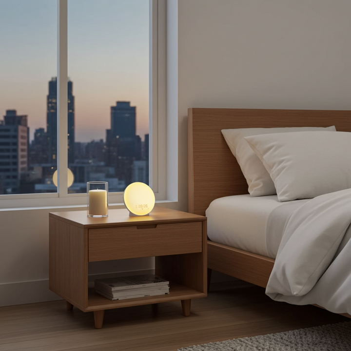 Veilleuse ciel étoilé réveil LED - modèle 2