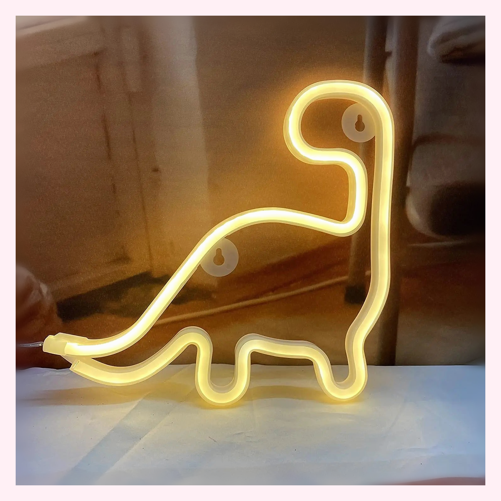 Veilleuse Dinosaure Vélociraptor LED - LumiCoeur