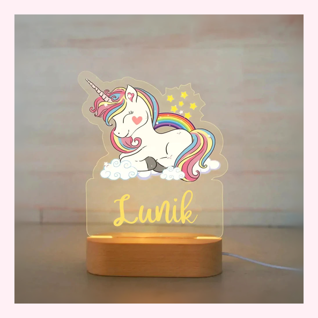 Veilleuse Personalisée LED - Décoration Chambre - Modèle 26 - LumiCoeur