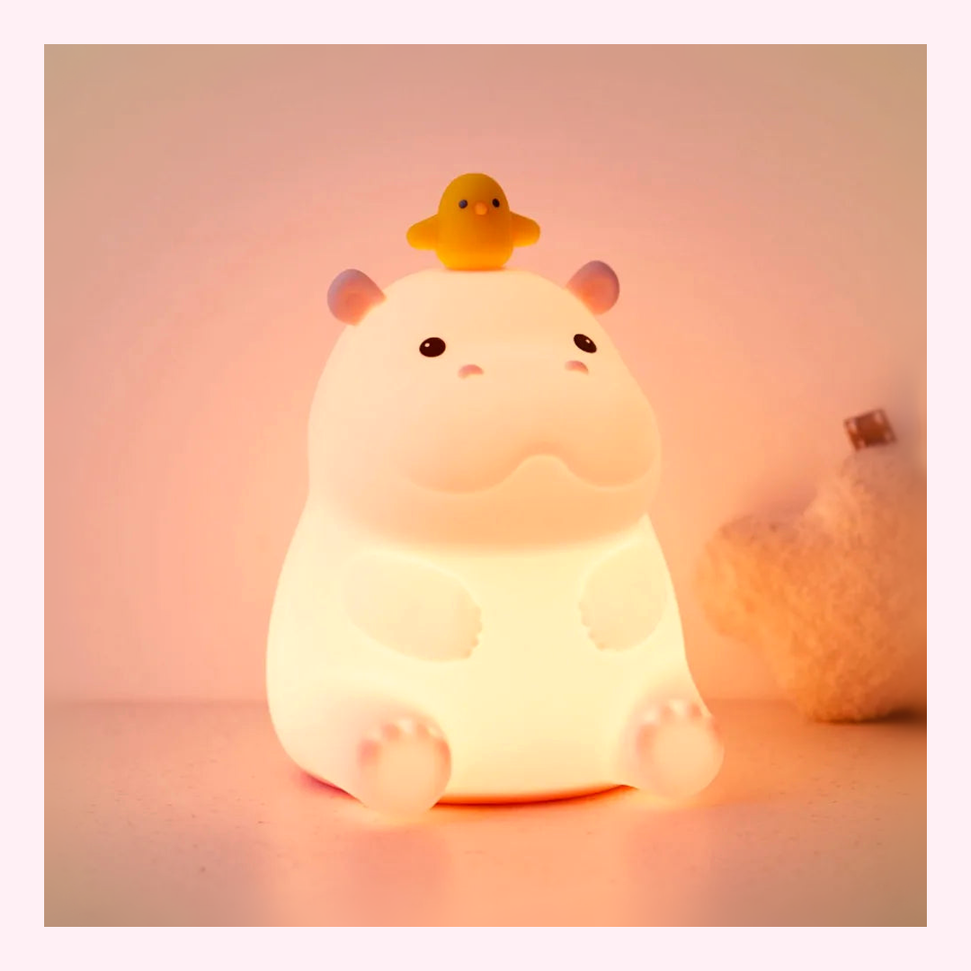 Veilleuse Hippo LED - Lampe Enfant - LumiCoeur