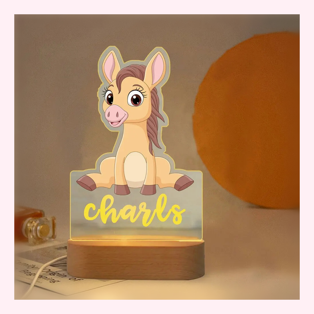 Veilleuse Personalisée LED - Décoration Chambre - Modèle 28 - LumiCoeur