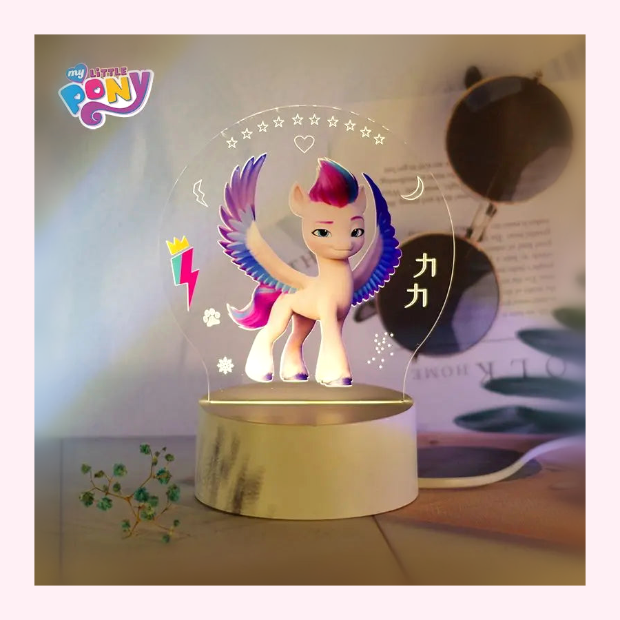 Veilleuse Licorne LED - Lampe Enfant - Modèle 5 - LumiCoeur