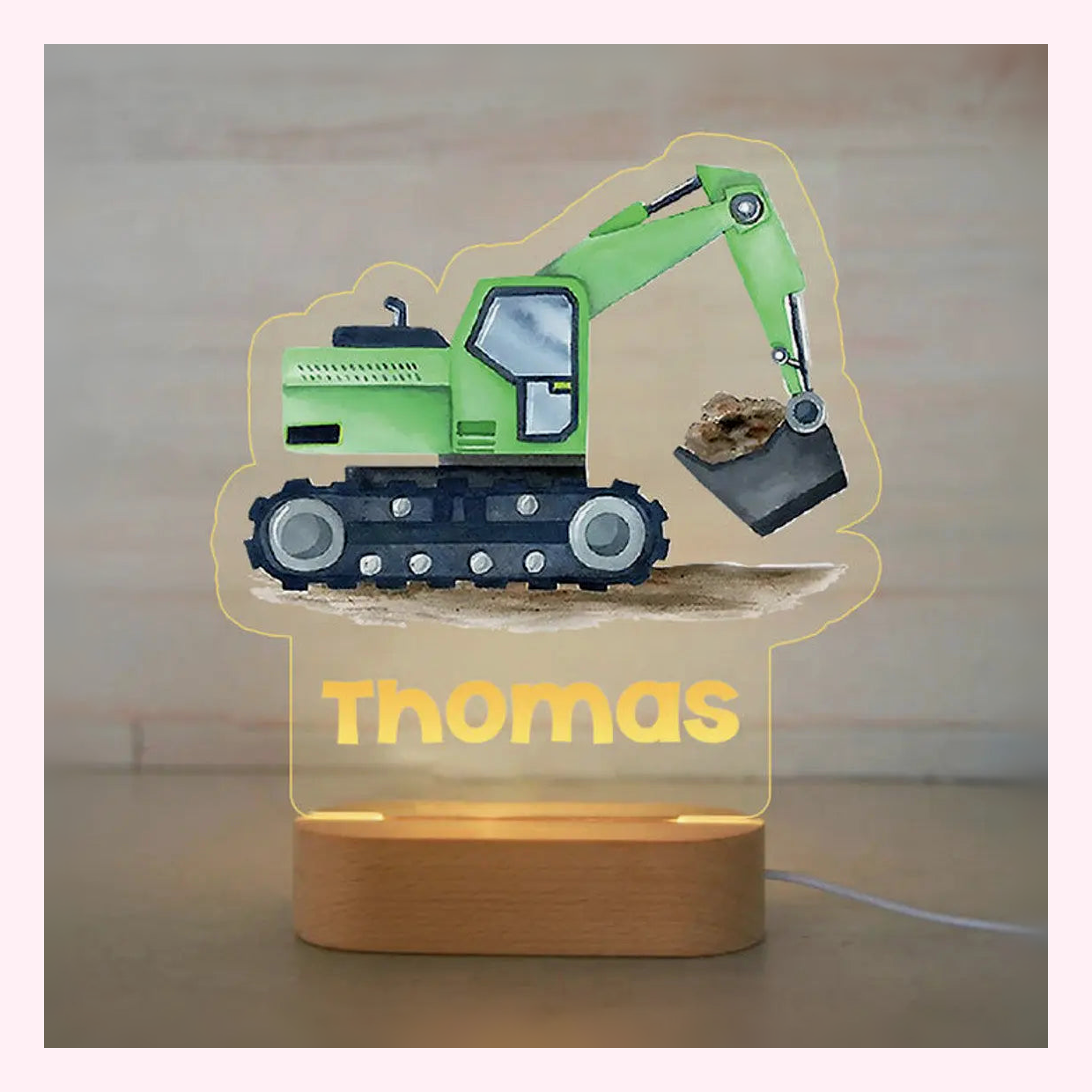 Veilleuse Personalisée LED - Décoration Chambre - Modèle 18 - LumiCoeur