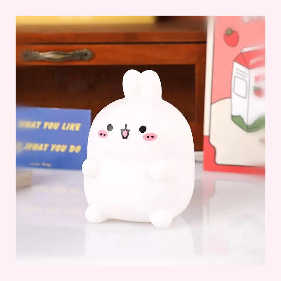 Veilleuse Lapin Tactile - Lampe Enfant - Modèle 3 - LumiCoeur