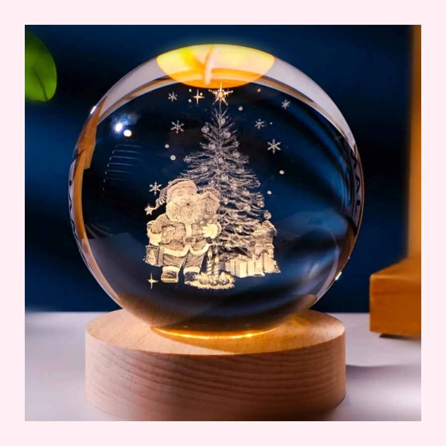 Veilleuse Noël LED 3D - Décoration Chambre - Modèle 3 - LumiCoeur