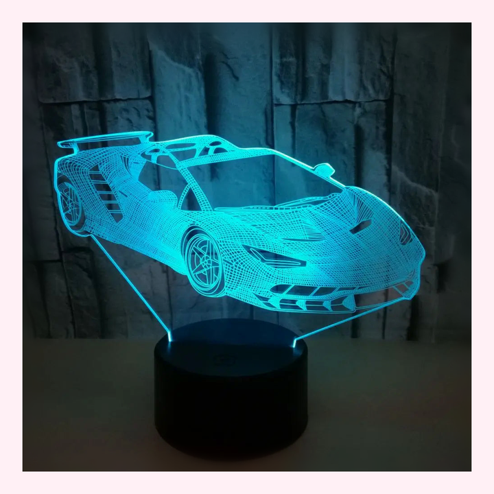 Veilleuse Formule1 LED - Décoration Chambre - Modèle 9 - LumiCoeur