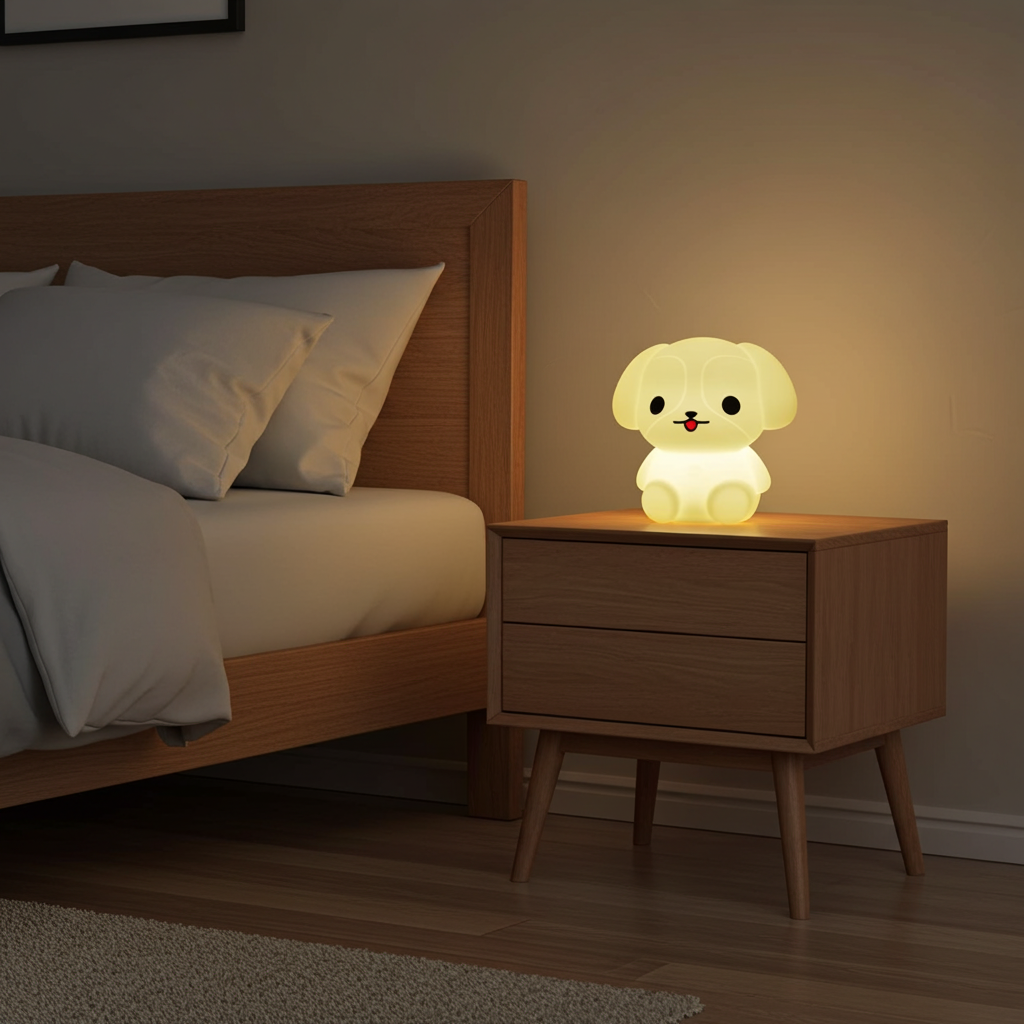 Veilleuse LED chien lumineux design 2 - grande taille