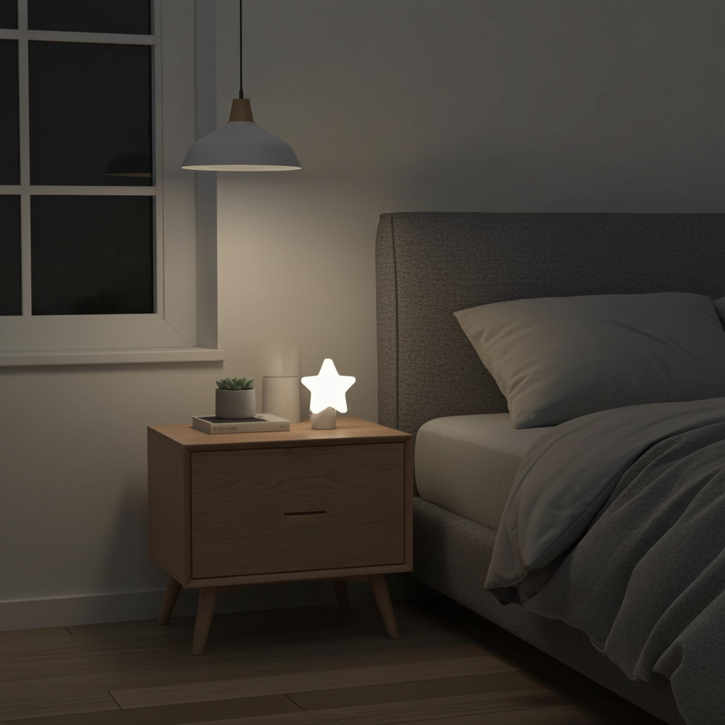 Veilleuse étoile LED - projecteur ciel étoilé enfant - modèle 7