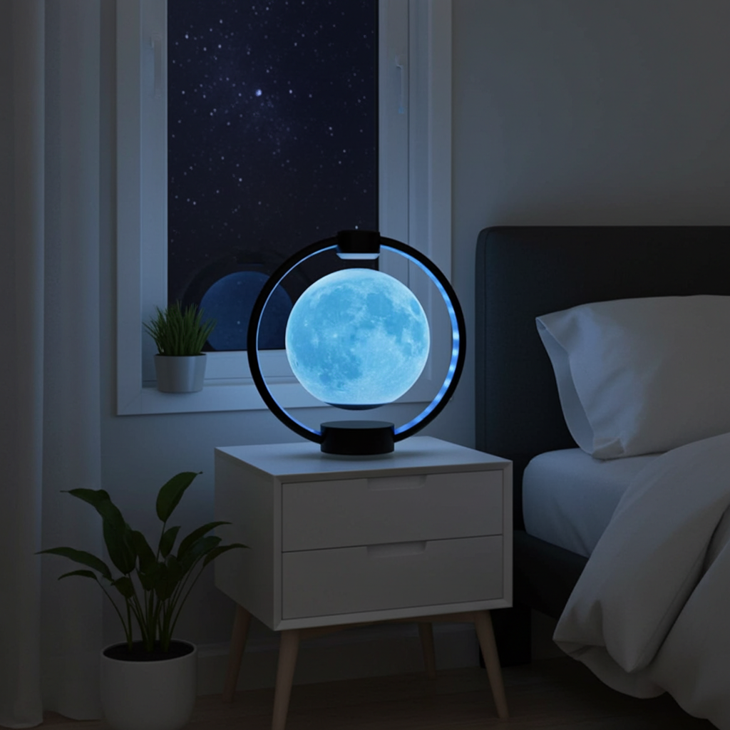 Veilleuse musicale rotation 360° LED