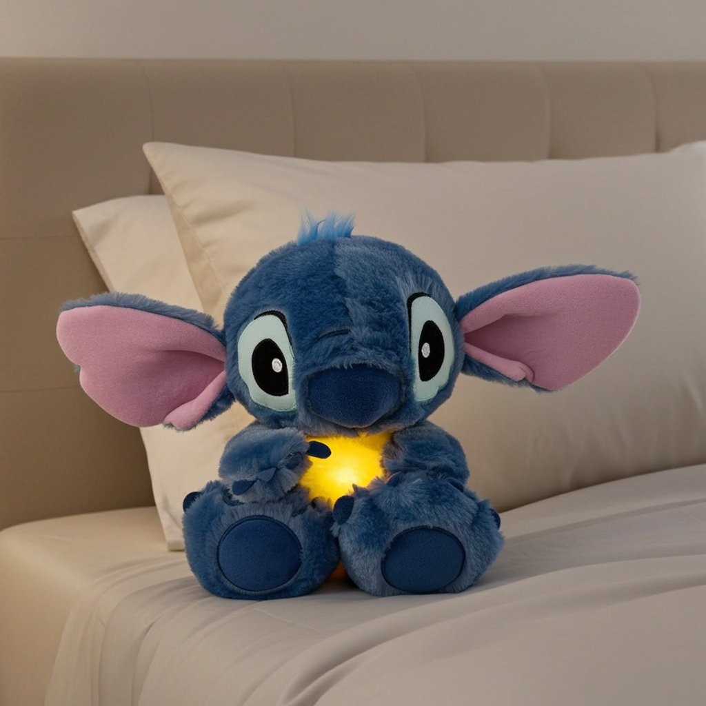 Peluche veilleuse musicale compagnon sommeil LED