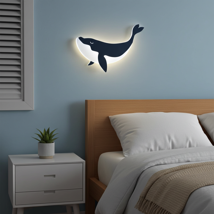 Veilleuse baleine LED tactile - lampe enfant