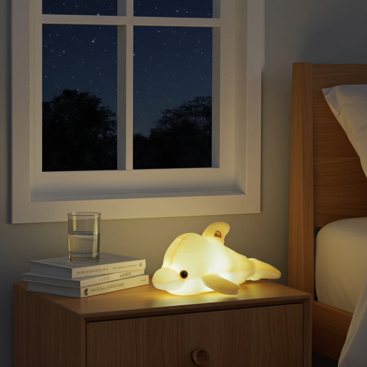 Veilleuse peluche câlin lumineux LED