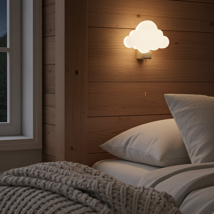Veilleuse nuage LED murale - lampe enfant - modèle 8