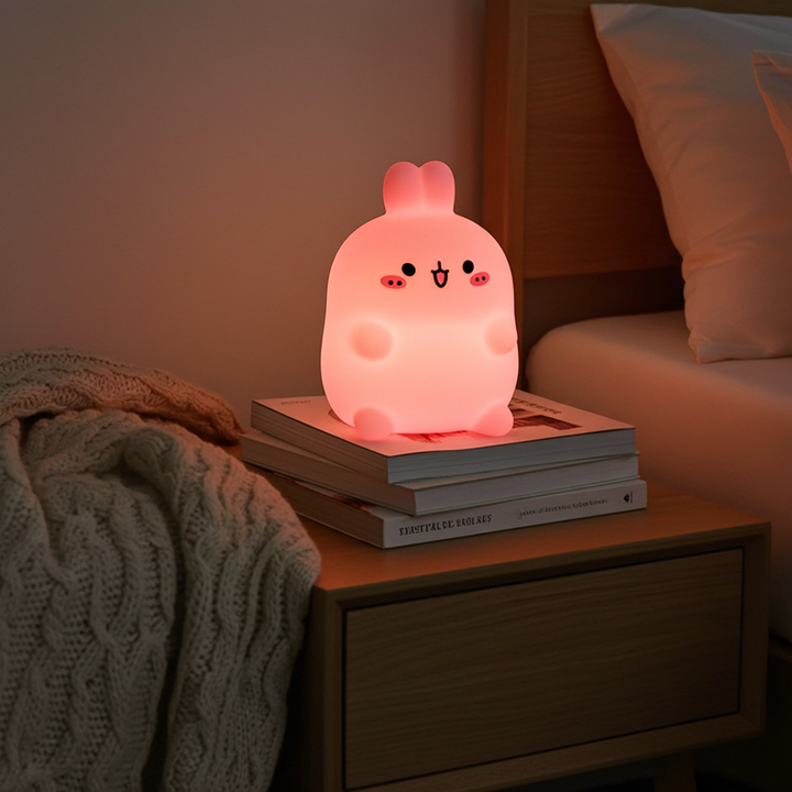 Veilleuse lapin tactile - lampe enfant - modèle 2