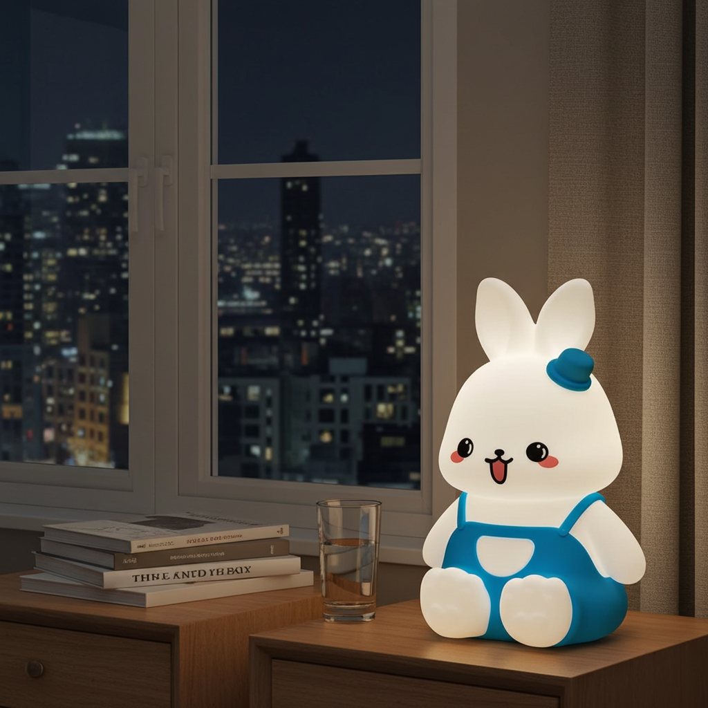 Veilleuse lapin LED - lampe enfant - modèle 2